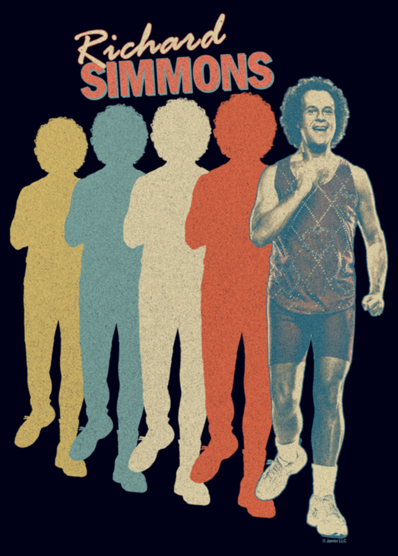 Women's Richard Simmons Jogging Silhouettes T-Shirt