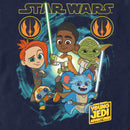 Men's Star Wars: Young Jedi Adventures Group Poster T-Shirt