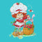 Girl's Strawberry Shortcake Berry Cute Basket T-Shirt