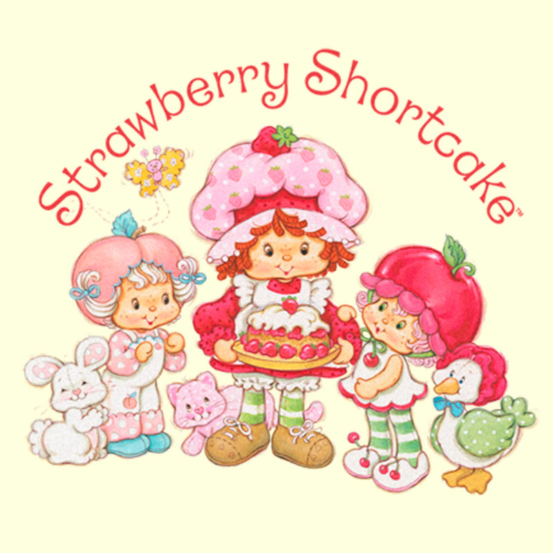 Men's Strawberry Shortcake Cake and Pets T-Shirt