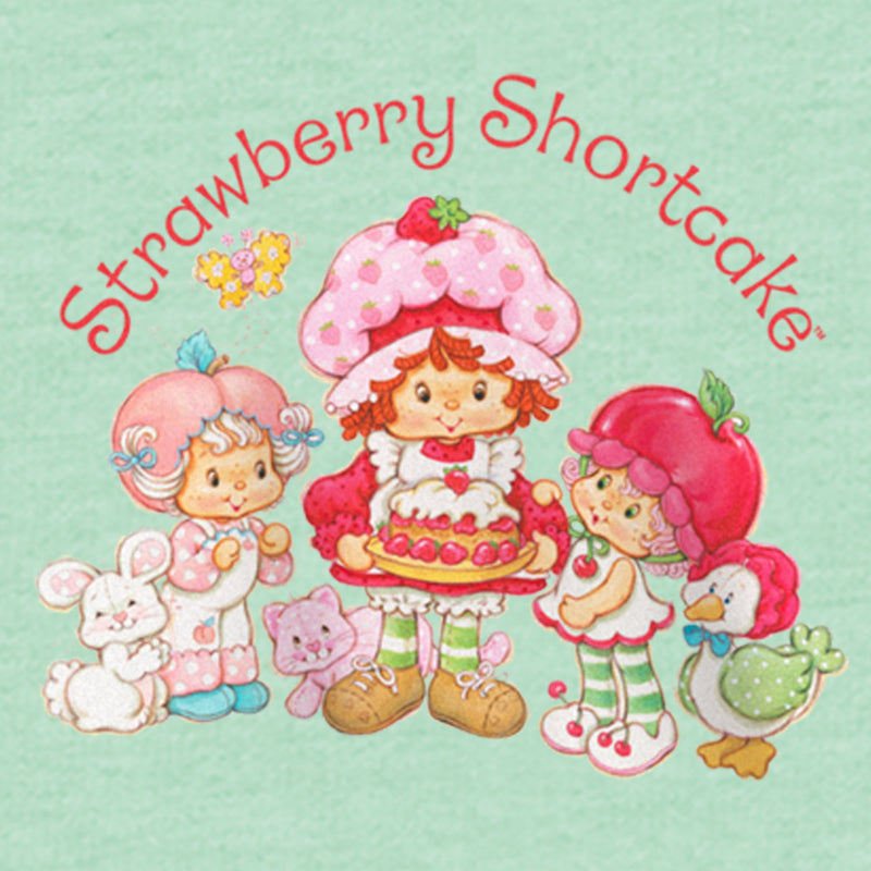 Girl's Strawberry Shortcake Cake and Pets T-Shirt