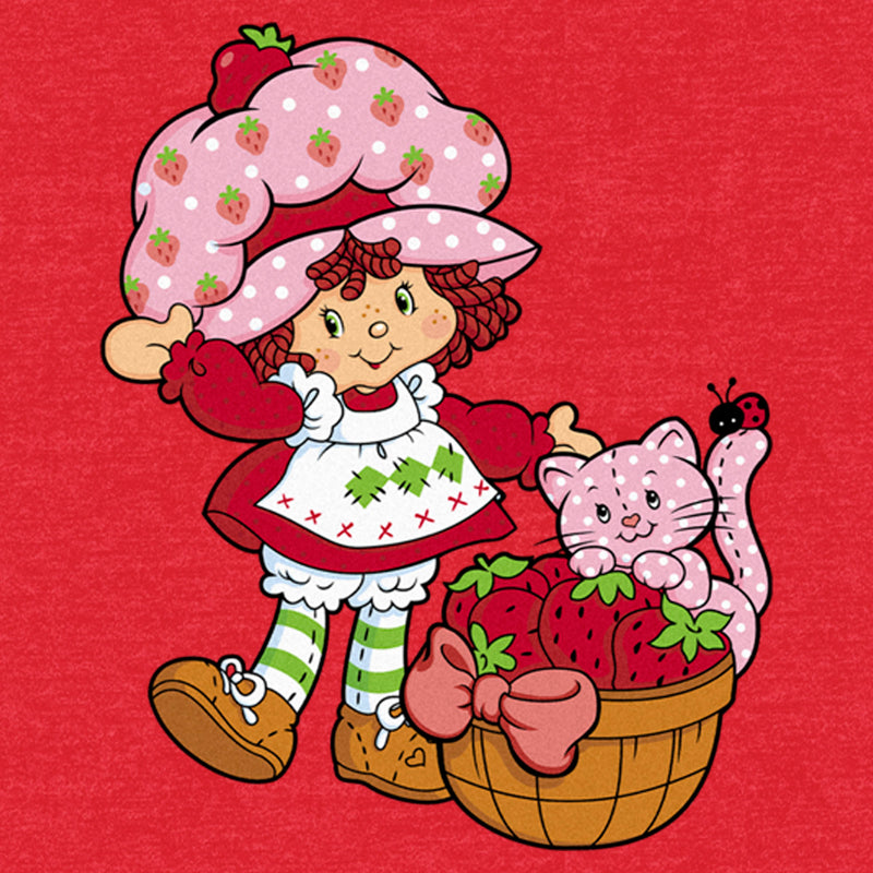 Men's Strawberry Shortcake Custard in The Berry Basket T-Shirt