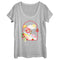 Women's Strawberry Shortcake Rainbow Slide Adventure Scoop Neck