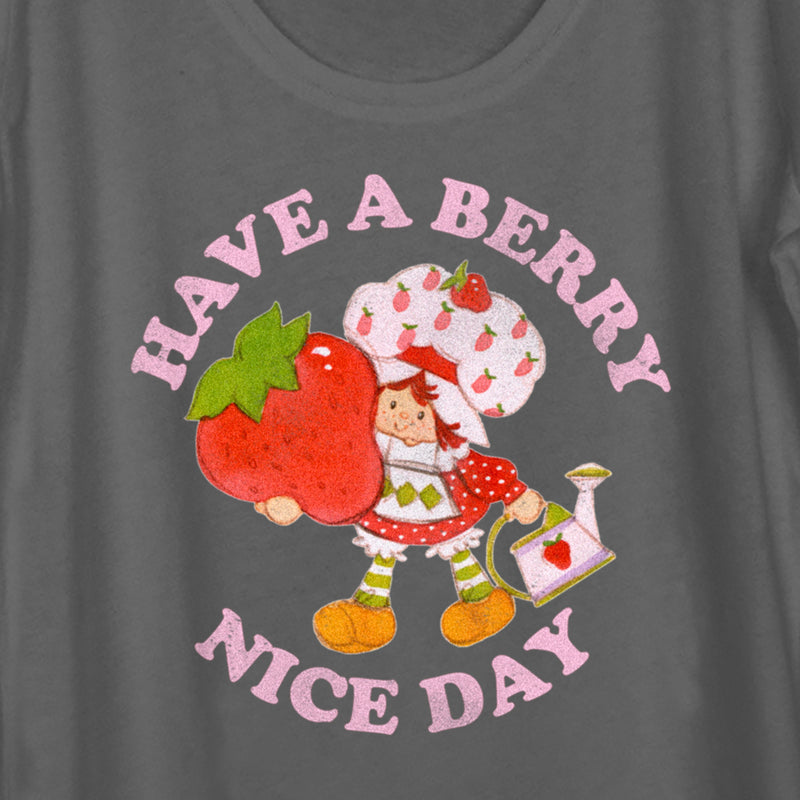 Women's Strawberry Shortcake Berry Nice Day Scoop Neck