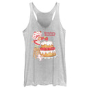 Women's Strawberry Shortcake Sweet Cake Racerback Tank Top