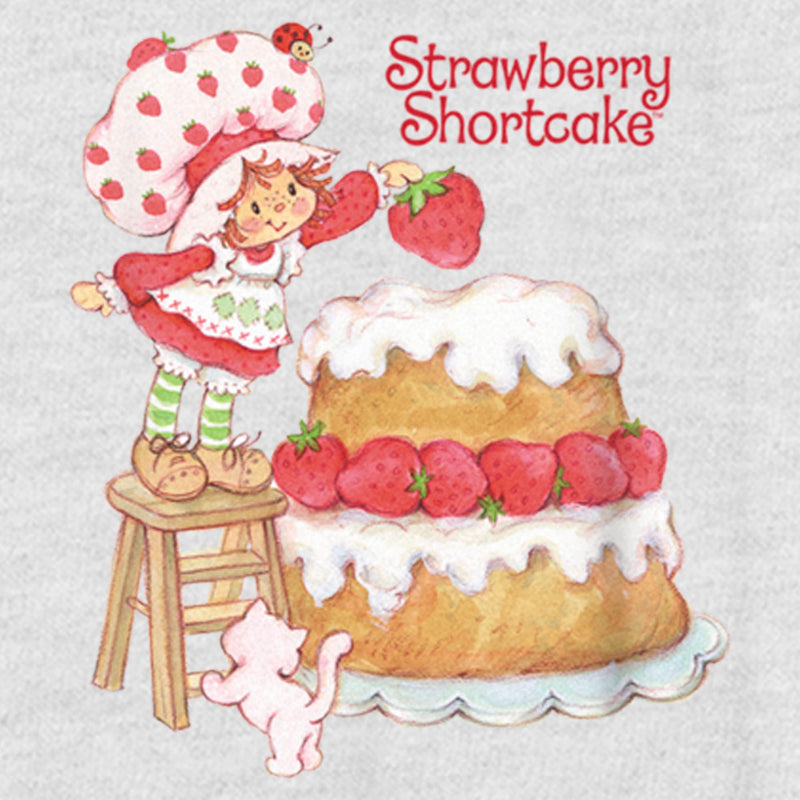 Women's Strawberry Shortcake Sweet Cake Racerback Tank Top