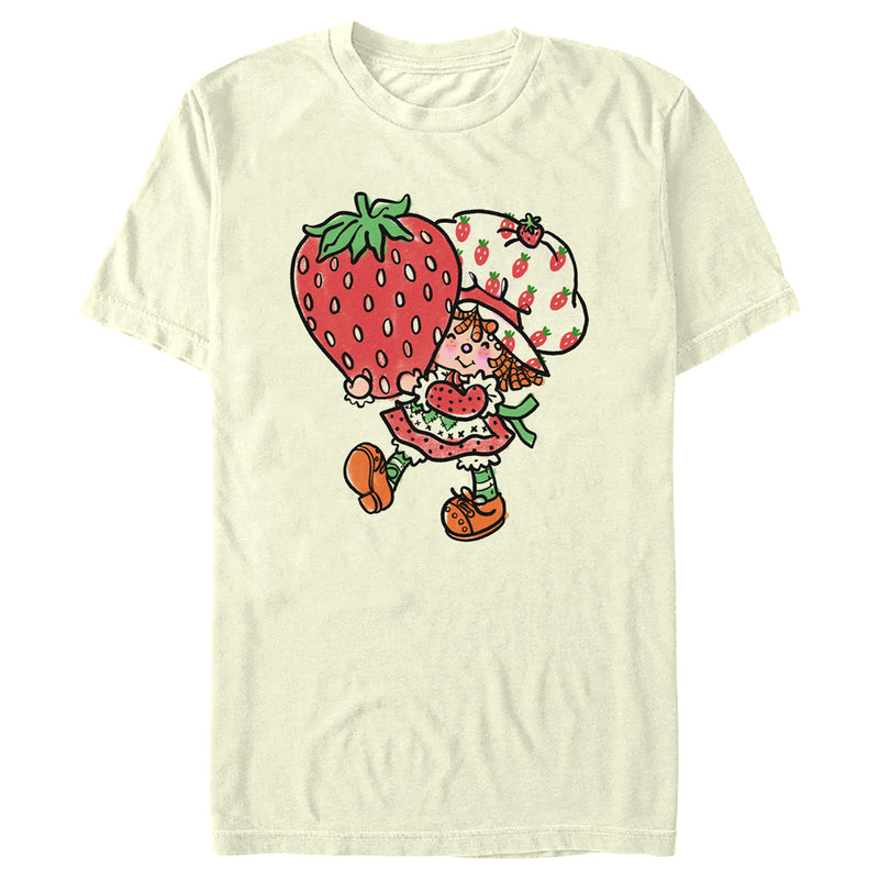 Men's Strawberry Shortcake Cartoon Cute Berry T-Shirt