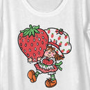 Women's Strawberry Shortcake Cartoon Cute Berry Scoop Neck