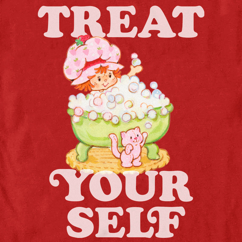 Men's Strawberry Shortcake Treat Yourself Bubble Bath T-Shirt