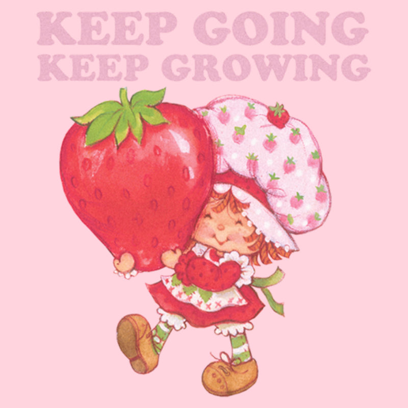 Junior's Strawberry Shortcake Keep Going Keep Growing T-Shirt