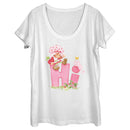 Women's Strawberry Shortcake Hi Friends Scoop Neck