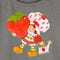 Junior's Strawberry Shortcake Cute Berry Gardener Sweatshirt