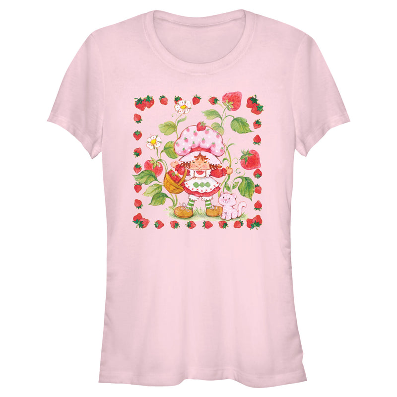 Junior's Strawberry Shortcake Berry Frame T-Shirt