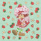 Girl's Strawberry Shortcake Berry Flower Background T-Shirt