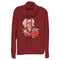 Junior's Strawberry Shortcake Watercolor Cute Berry Cowl Neck Sweatshirt