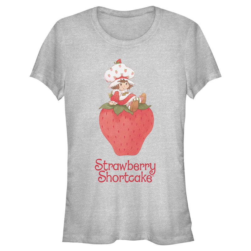 Junior's Strawberry Shortcake Cutie on a Strawberry T-Shirt