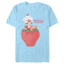 Men's Strawberry Shortcake Relaxing on a Berry T-Shirt