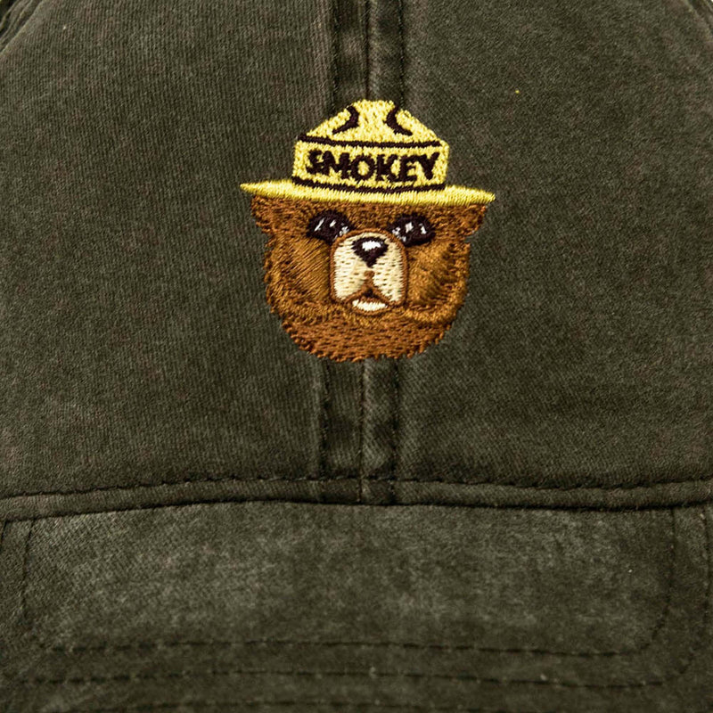 Unisex Smokey the Bear Embroidered Logo Dad Hat