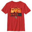 Boy's The Super Mario Bros. Movie Bowser King of the Koopas Fire Scene T-Shirt