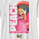 Boy's The Super Mario Bros. Movie Peach She Can Do Anything T-Shirt