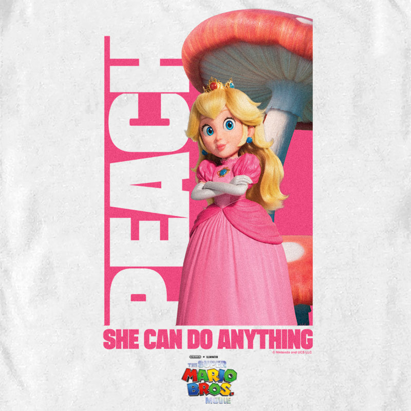 Men's The Super Mario Bros. Movie Peach She Can Do Anything T-Shirt