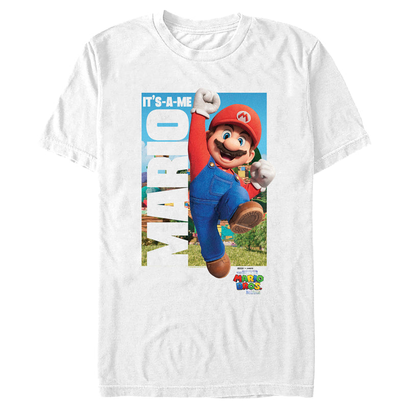 Men's The Super Mario Bros. Movie Mario It's-A-Me Poster T-Shirt