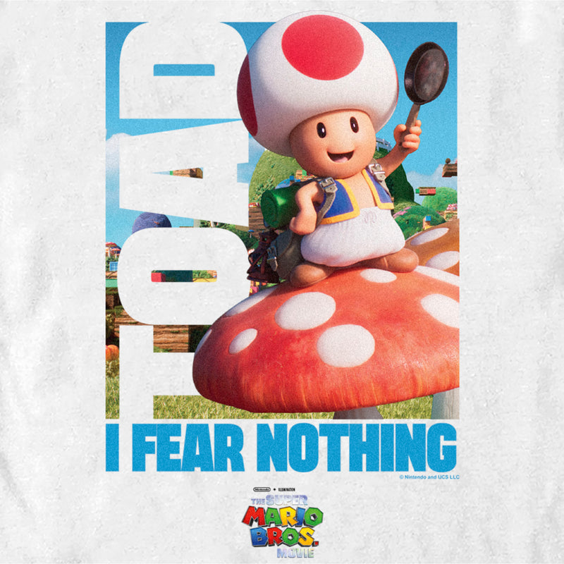 Men's The Super Mario Bros. Movie Toad I Fear Nothing T-Shirt