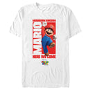 Men's The Super Mario Bros. Movie Mario Mushroom Kingdom Here We Come T-Shirt