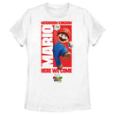 Women's The Super Mario Bros. Movie Mario Mushroom Kingdom Here We Come T-Shirt