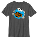 Boy's Sesame Street Cookie Monster and Daisies T-Shirt