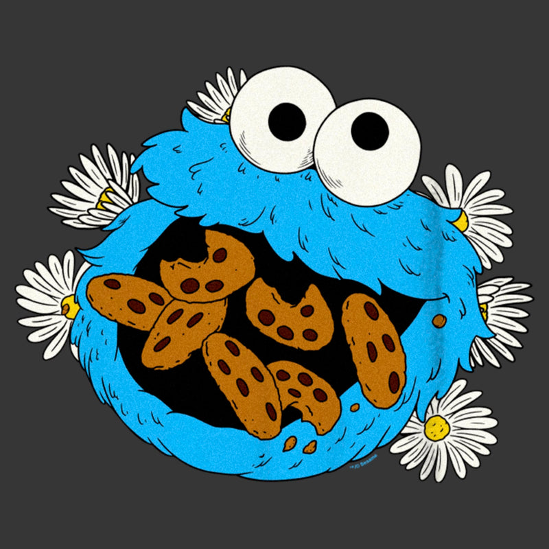 Boy's Sesame Street Cookie Monster and Daisies T-Shirt