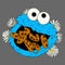 Junior's Sesame Street Cookie Monster and Daisies T-Shirt