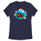 Women's Sesame Street Cookie Monster and Daisies T-Shirt