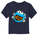 Toddler's Sesame Street Cookie Monster and Daisy Flowers T-Shirt