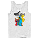 Men's Sesame Street Friend Group Wave Tank Top