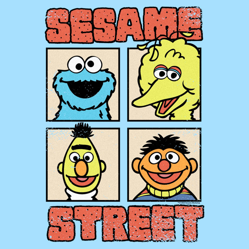 Men's Sesame Street Four Panels Pals T-Shirt