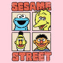 Junior's Sesame Street Four Panels Pals T-Shirt