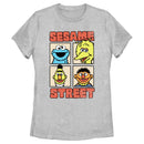 Women's Sesame Street Four Panels Pals T-Shirt