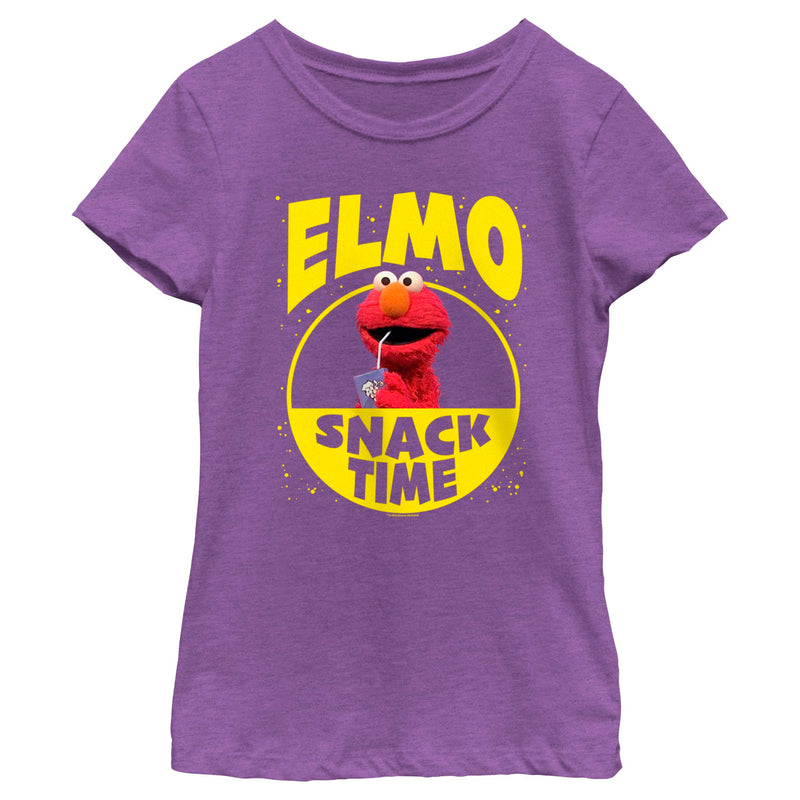 Girl's Sesame Street Elmo Snack Time T-Shirt