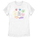 Women's Sesame Street All for Love Characters T-Shirt