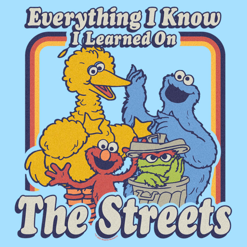 Men's Sesame Street Everything I Know I Learned on the Streets T-Shirt