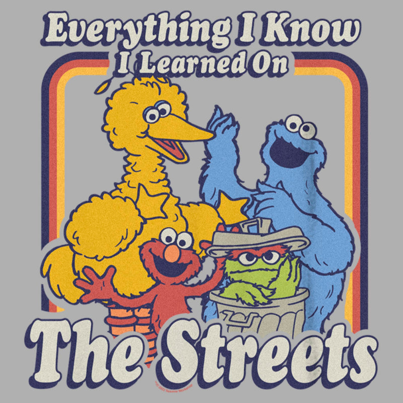 Boy's Sesame Street Everything I Know I Learned on the Streets T-Shirt