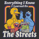 Men's Sesame Street Everything I Know I Learned on the Streets T-Shirt