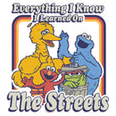 Men's Sesame Street Everything I Know I Learned on the Streets Long Sleeve Shirt