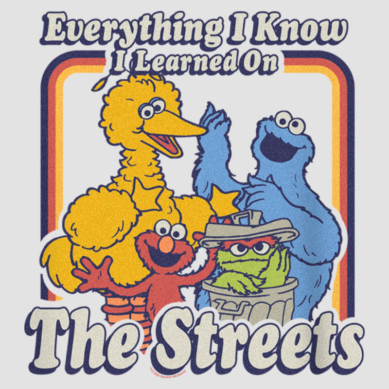 Women's Sesame Street Everything I Know I Learned on the Streets Racerback Tank Top