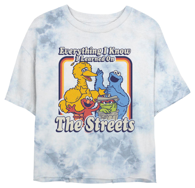 Junior's Sesame Street Everything I Know I Learned on the Streets T-Shirt
