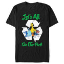 Men's Sesame Street Let’s All Do Our Part T-Shirt