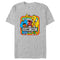 Men's Sesame Street Rainbow Box Group Portrait T-Shirt