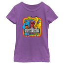 Girl's Sesame Street Rainbow Box Group Portrait T-Shirt