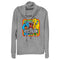 Junior's Sesame Street Rainbow Box Group Portrait Cowl Neck Sweatshirt